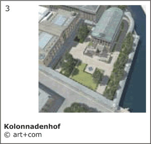 Der Masterplan Museumsinsel - Kolonnadenhof
